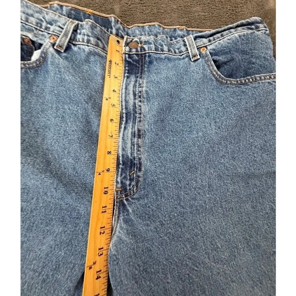 Vintage Levi's 550 Mens Blue Medium Wash Straight Leg‎ Denim Jeans 42x29